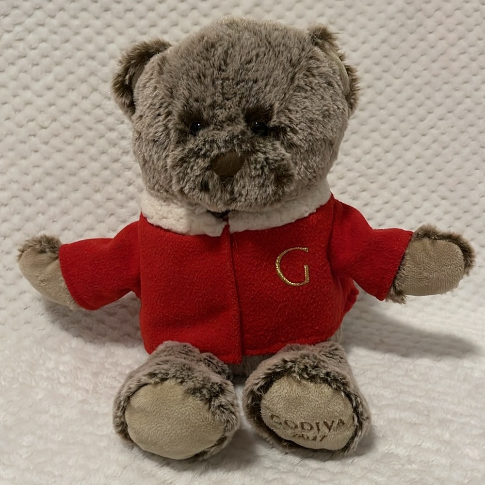 2017 Godiva Collectible Holiday Plush Bear